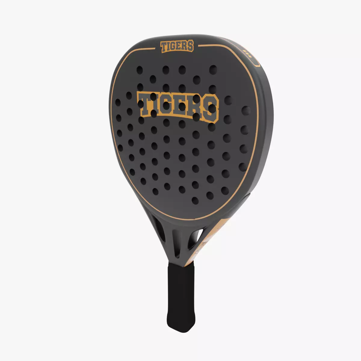 Paddle racket 3D model_0