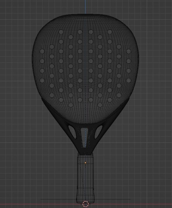 Paddle racket 3D model_7