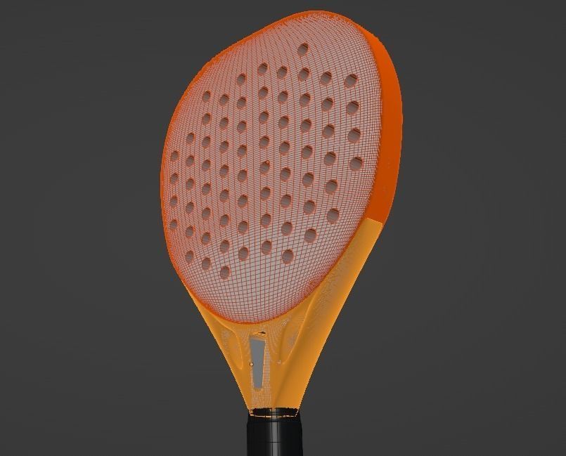 Paddle racket 3D model_6
