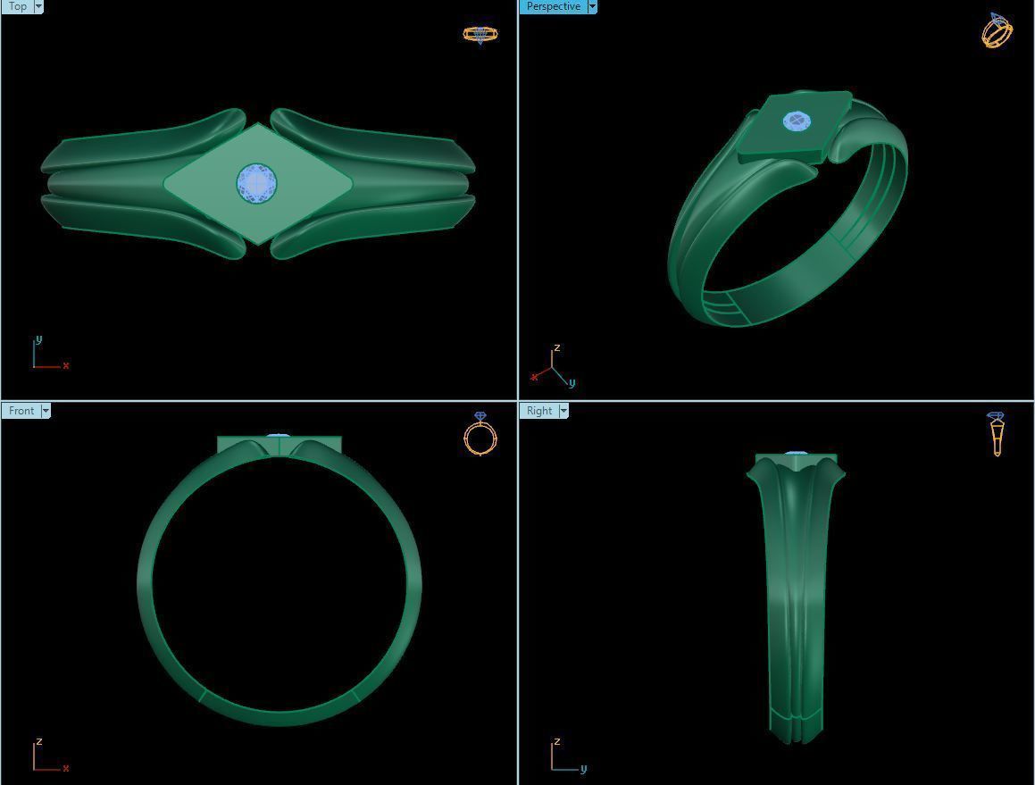 Baby Rings 3D print model_5