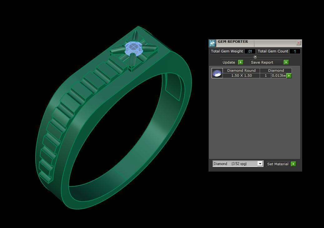 Baby Ring 3D print model_4