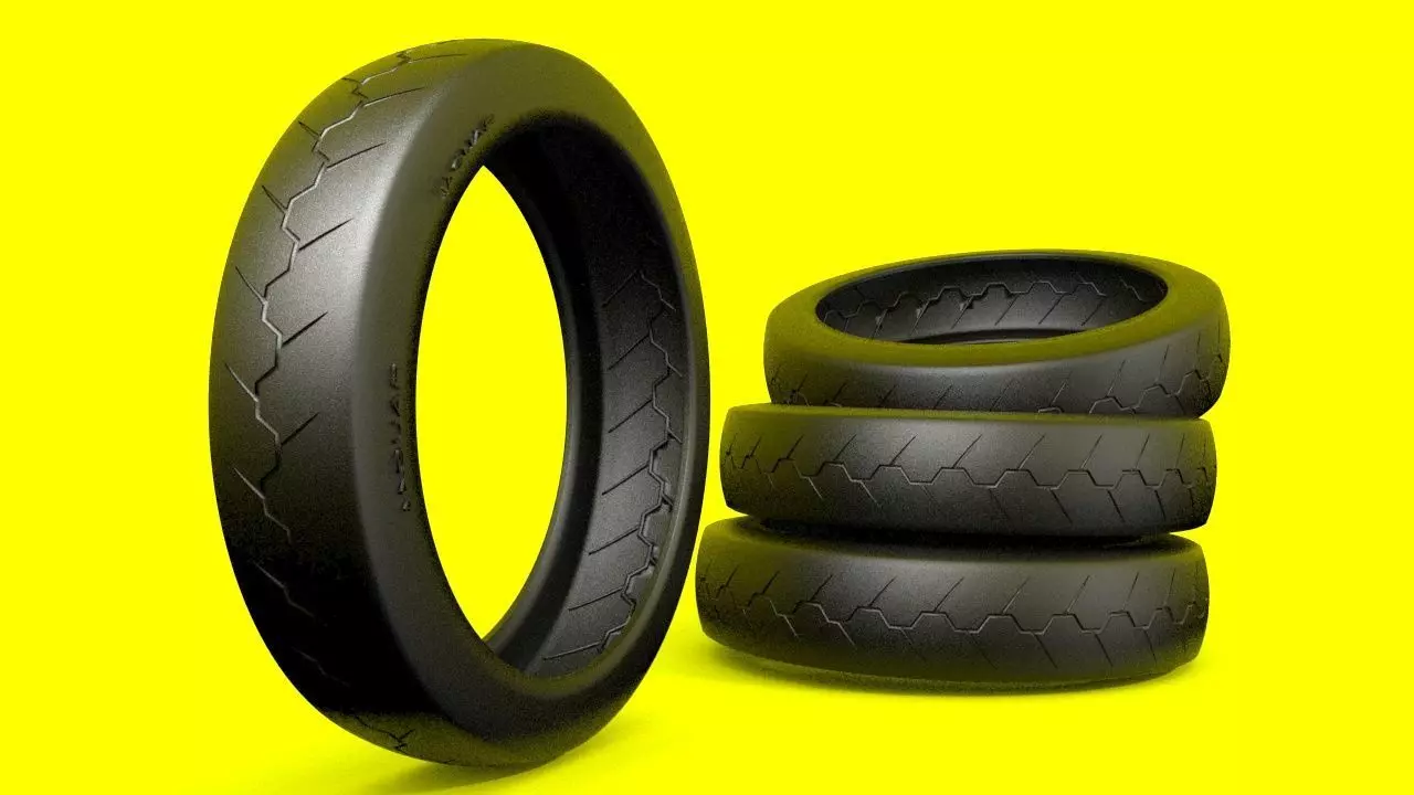 MOTORCYCLE TIRES 3D model_0