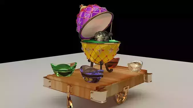  Chinese gold Ingot with turtle  