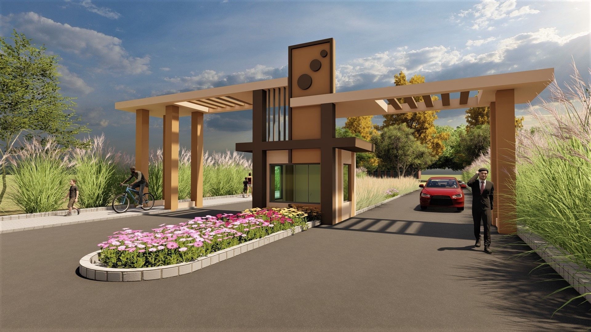 Gateway Design  3D model_2