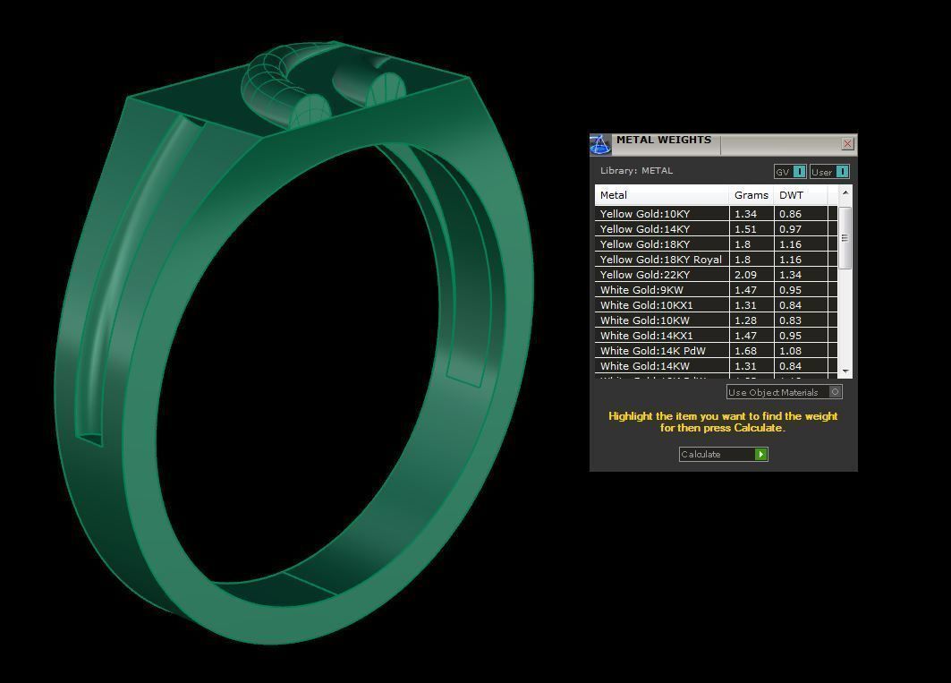 Baby ring 3D print model_3