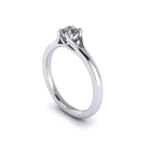 Little Solitaire Diamond Ring
