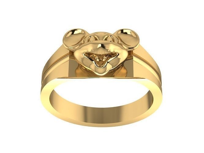 Mickey Mouse Ring  3D print model