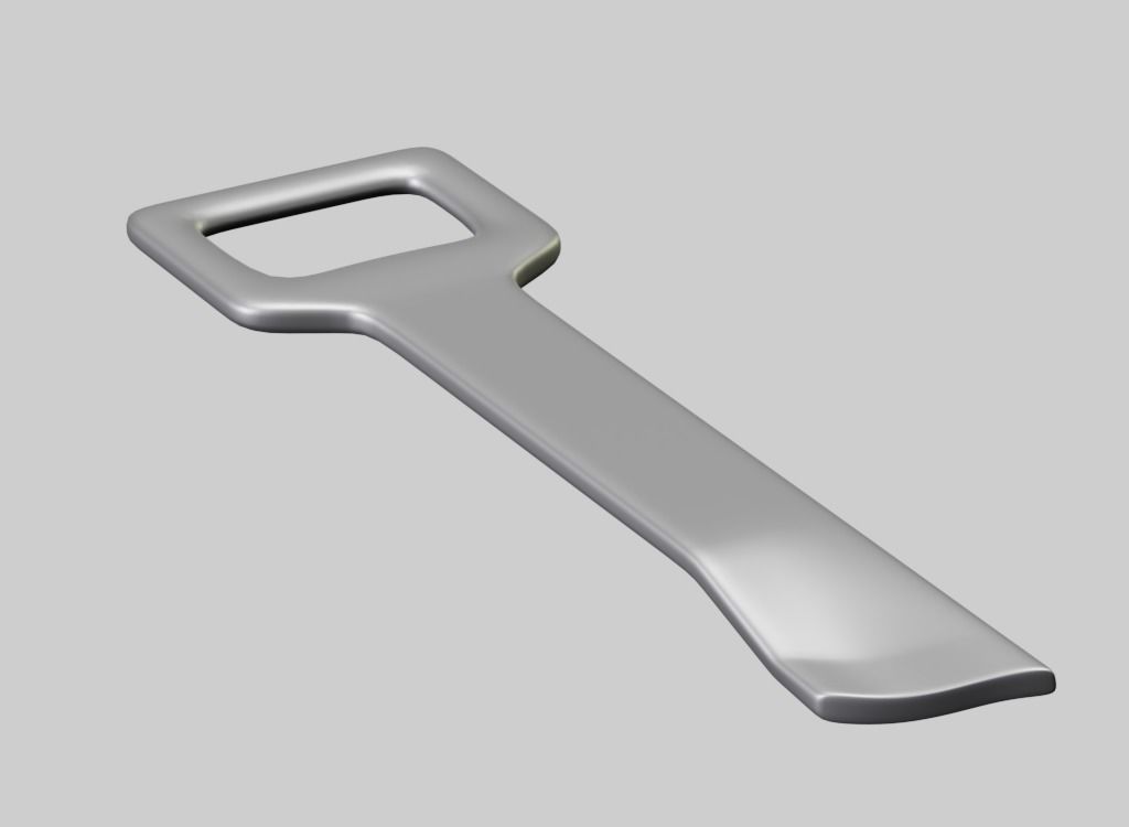 Bottle Opener Free low-poly 3D model_1