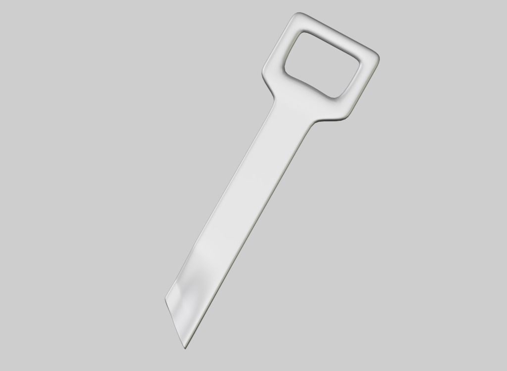 Bottle Opener Free low-poly 3D model_2