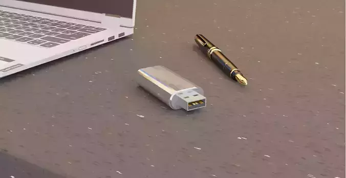 3D usb flash model  