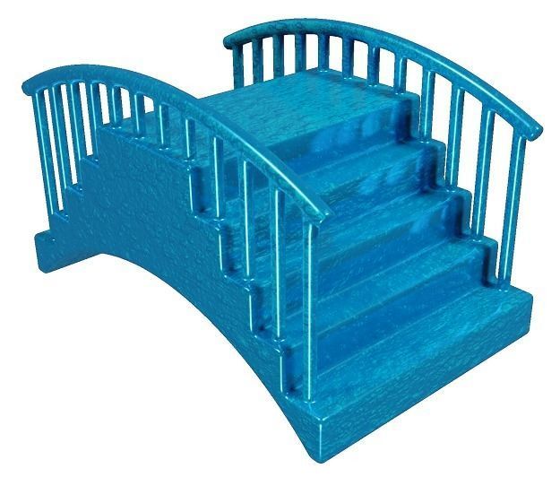 Fabulous Cartoon Bridge Low-poly 3D model_1