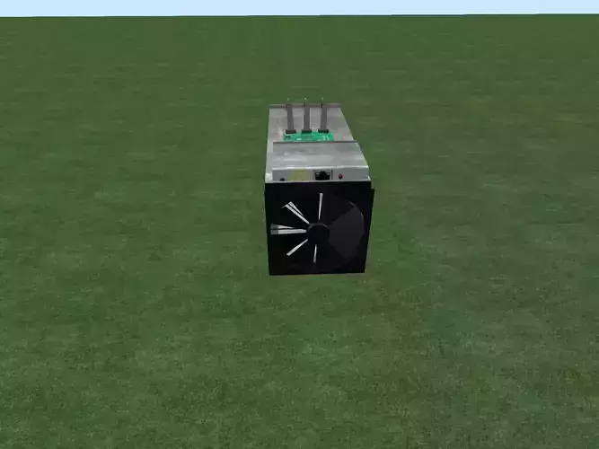 Antminer electronic device in minecraft