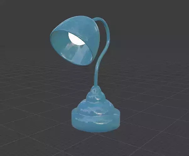 High poly Table Lamp