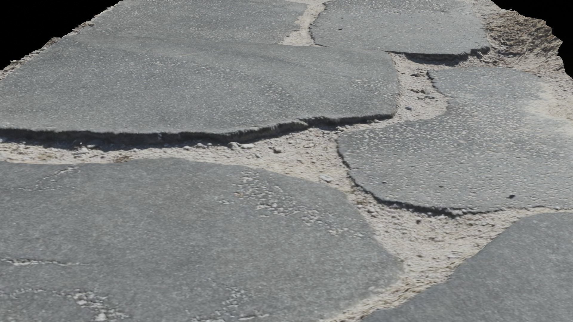 Paving stone 3D model_2