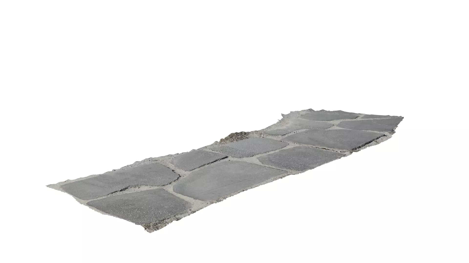 Paving stone 3D model_0