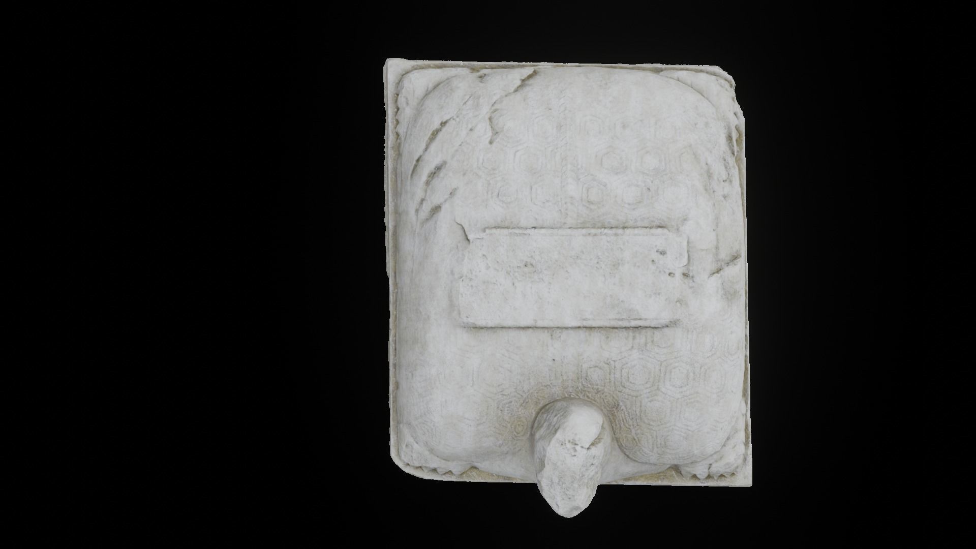 Tortoise statue of turtle 3D model_5