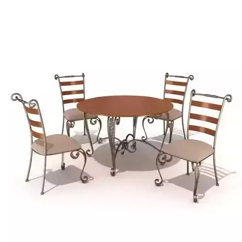 Restaurant Table And Chairs 2