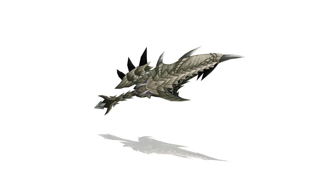 Dragon Scales Dagger Low-poly 3D model_5