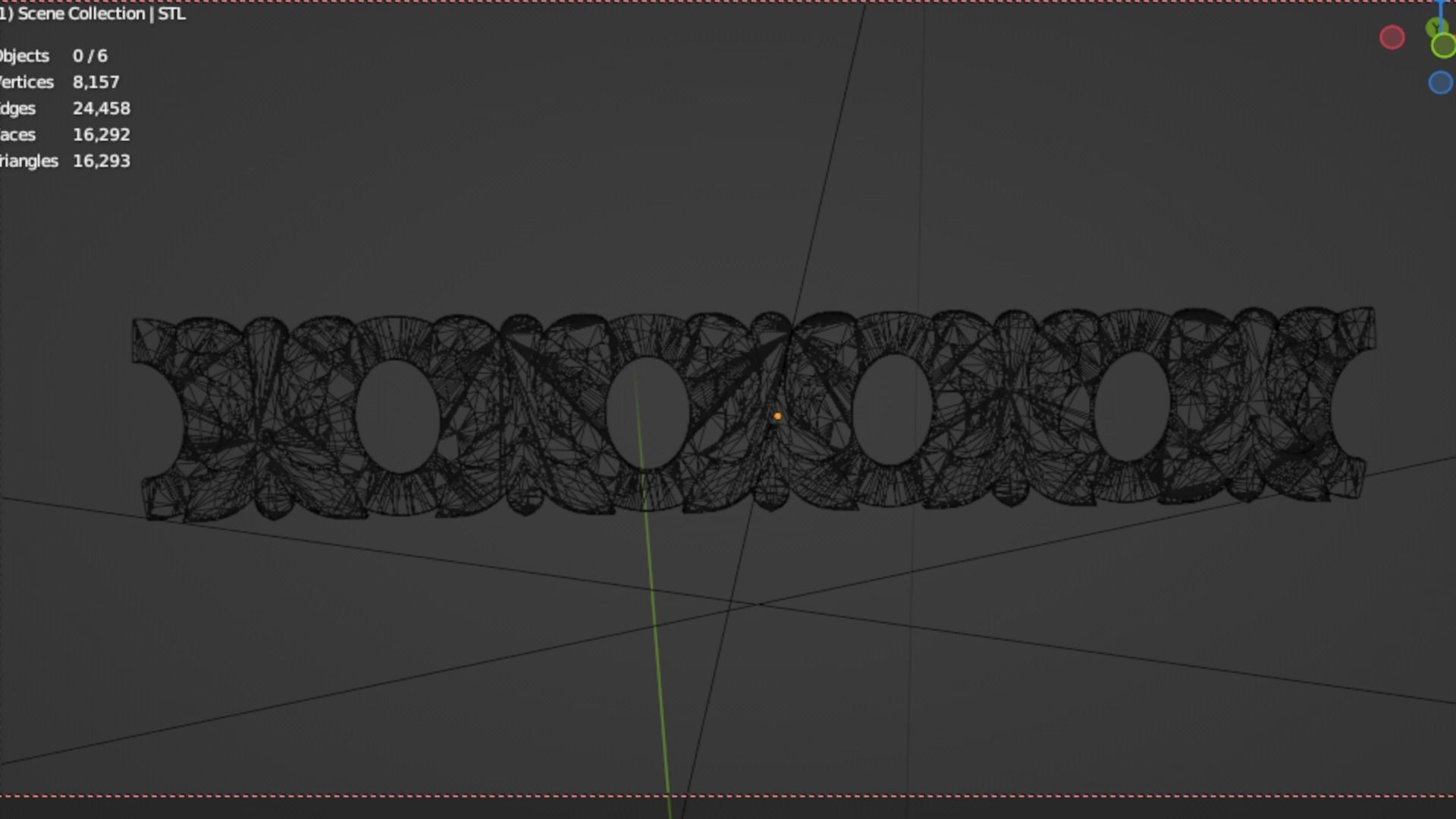 Classic decor ornament 87 3D model_5