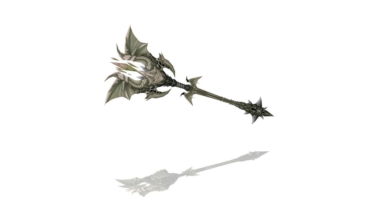 Dragon Scales Scepter Low-poly 3D model_5
