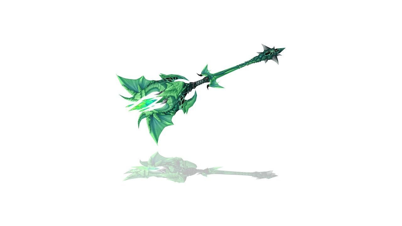 Dragon Scales Scepter Low-poly 3D model_3