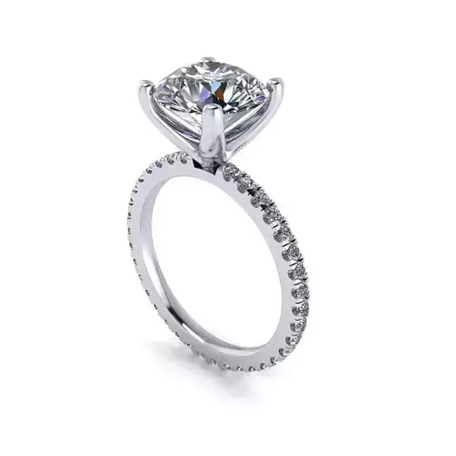 TBA-Ryan Diamond Ring Version2 3D print model