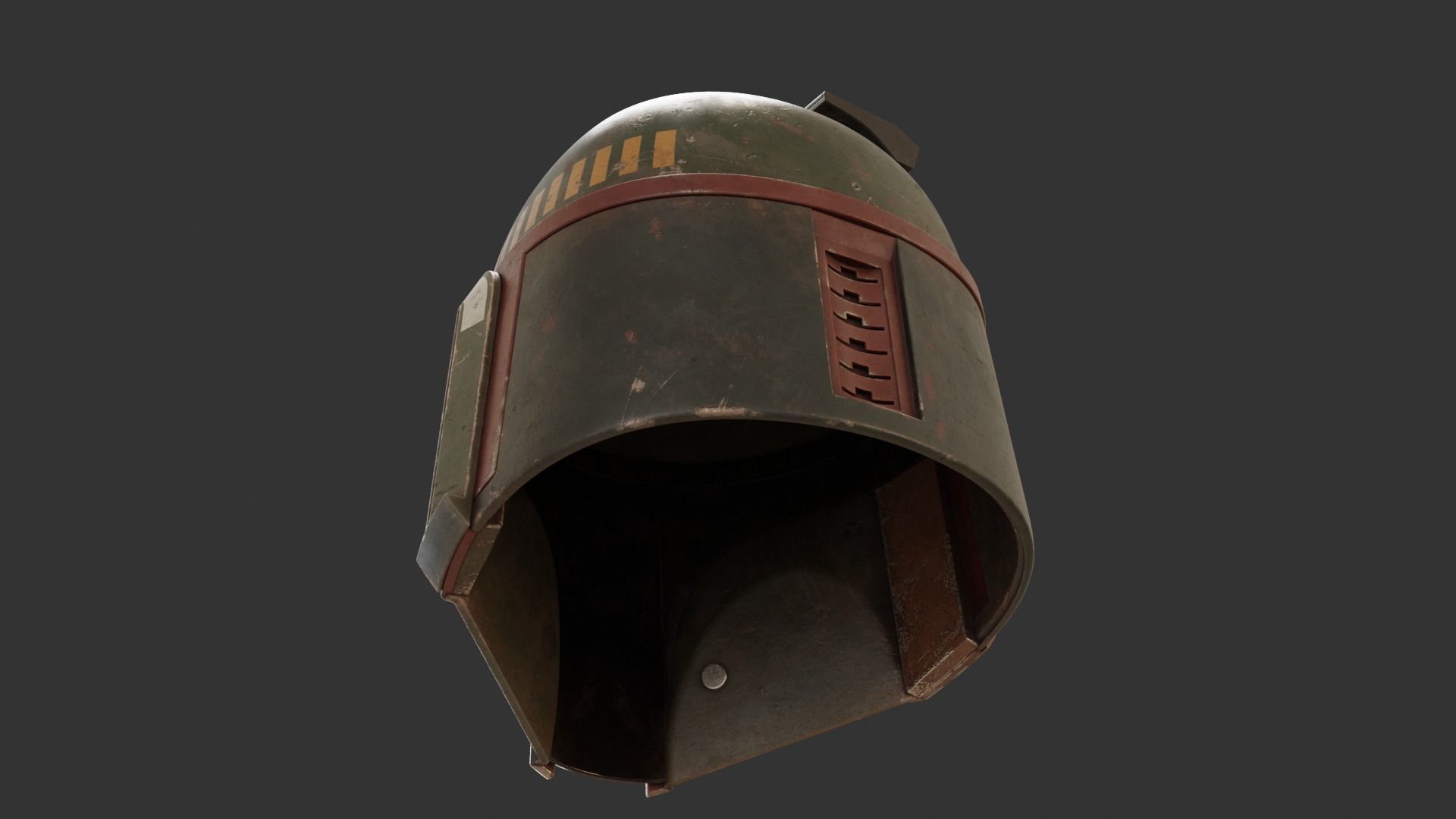 BOBA FETT Helmet PBR model 3D model_19
