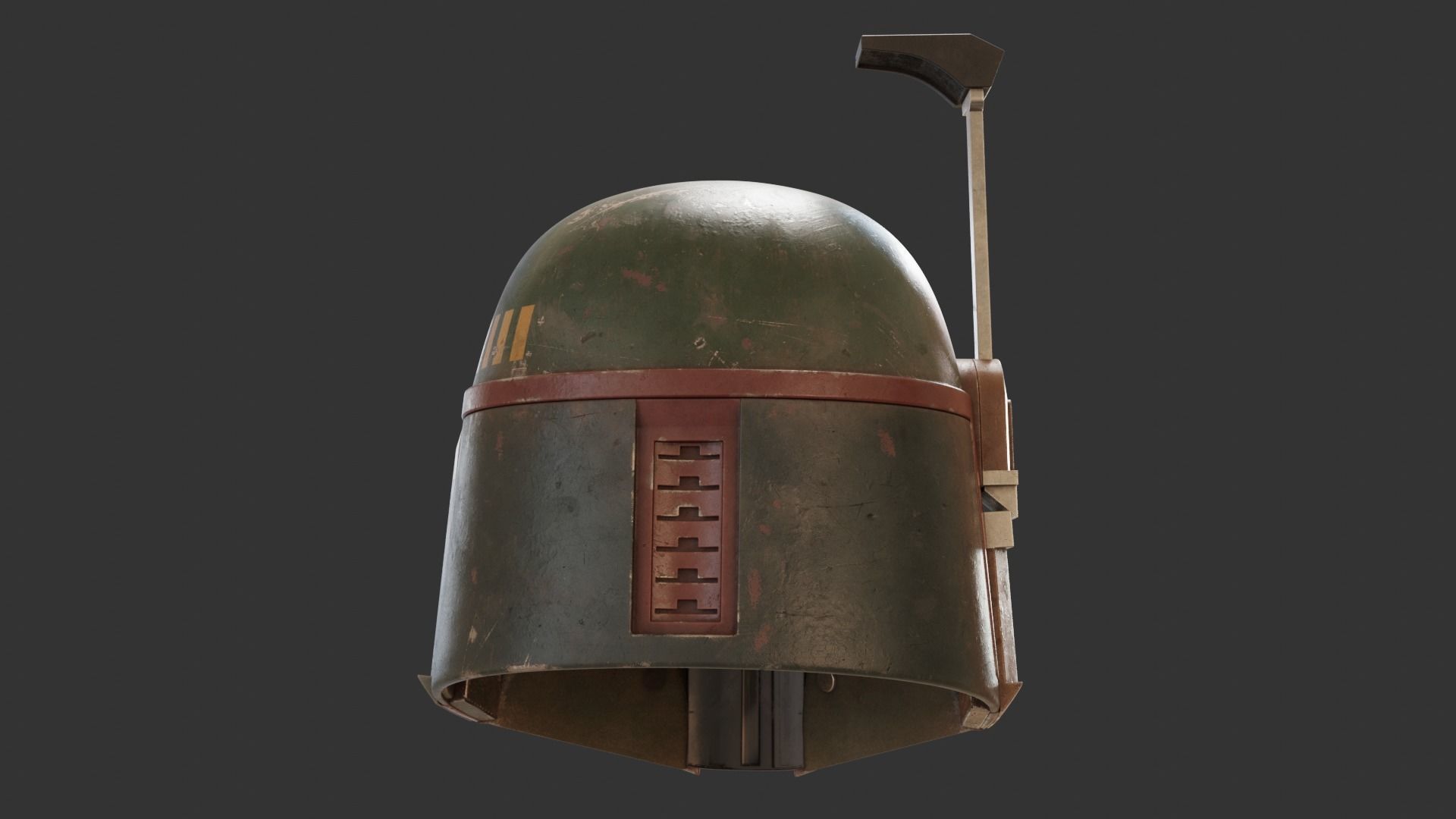 BOBA FETT Helmet PBR model 3D model_18