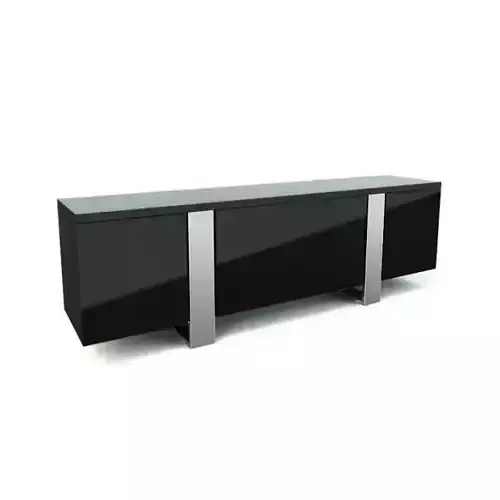 Black And Silver Modern Cabinets