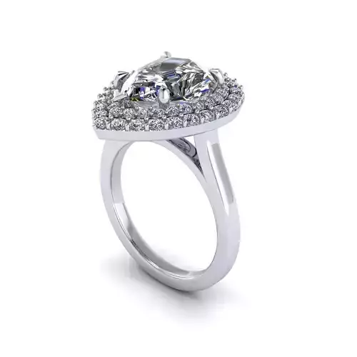 Pear Diamond Ring S1