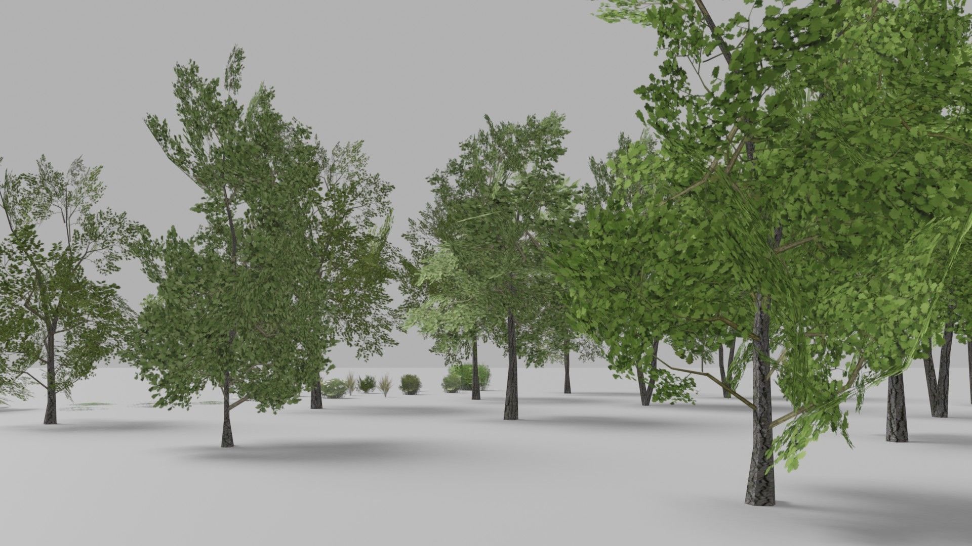 Shapespark low poly exterior plants kit - Free low-poly 3D model_10