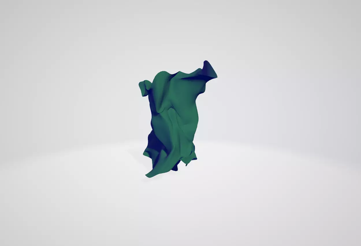 Liquid glass model Low-poly 3D model_0