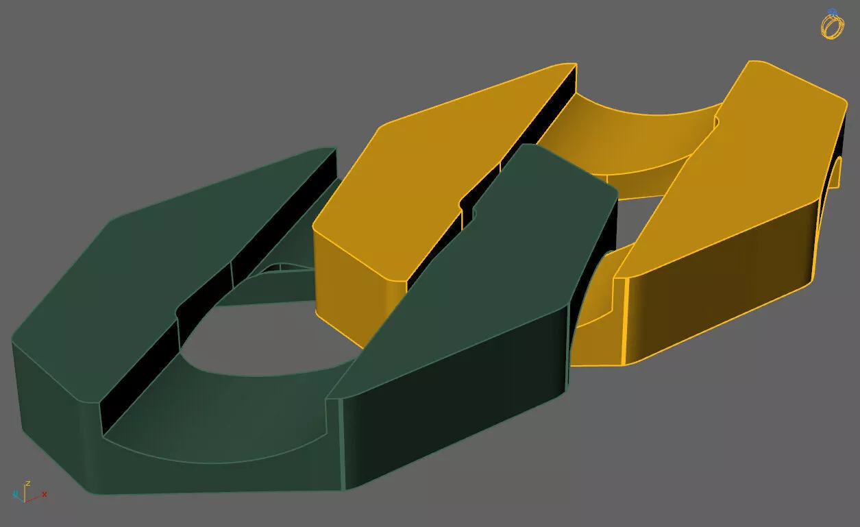 carteir detail pair of boxes 3D print model