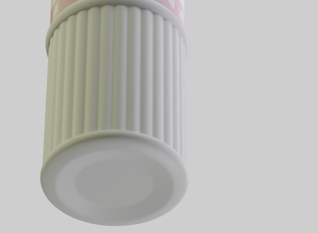 Talc powder 3D model 3D model_4