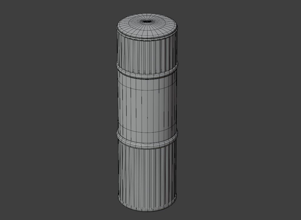 Talc powder 3D model 3D model_6