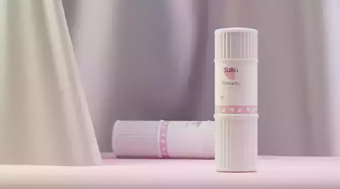 Talc powder 3D model