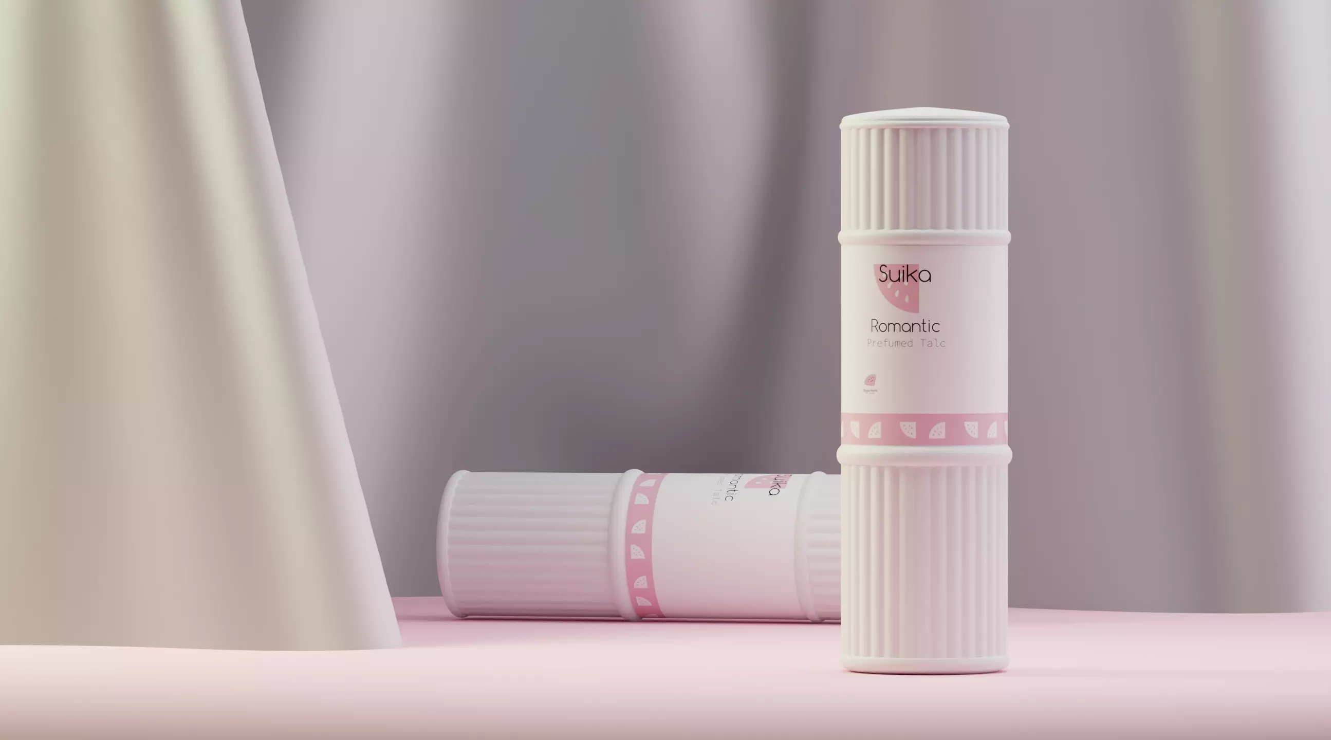 Talc powder 3D model 3D model_0