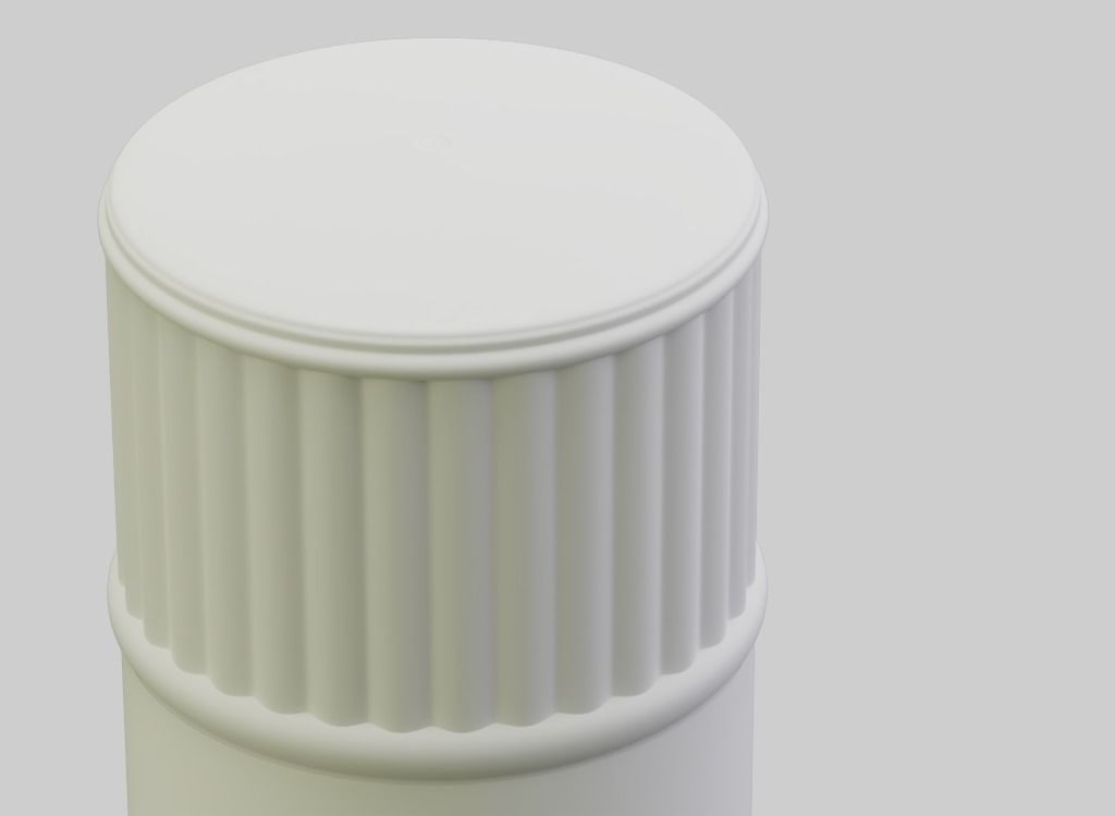 Talc powder 3D model 3D model_3