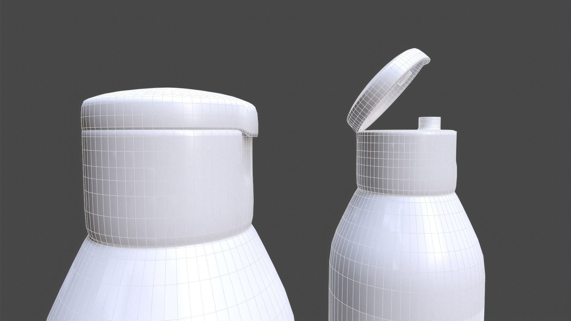 Bottle Product Low-poly 3D model_9