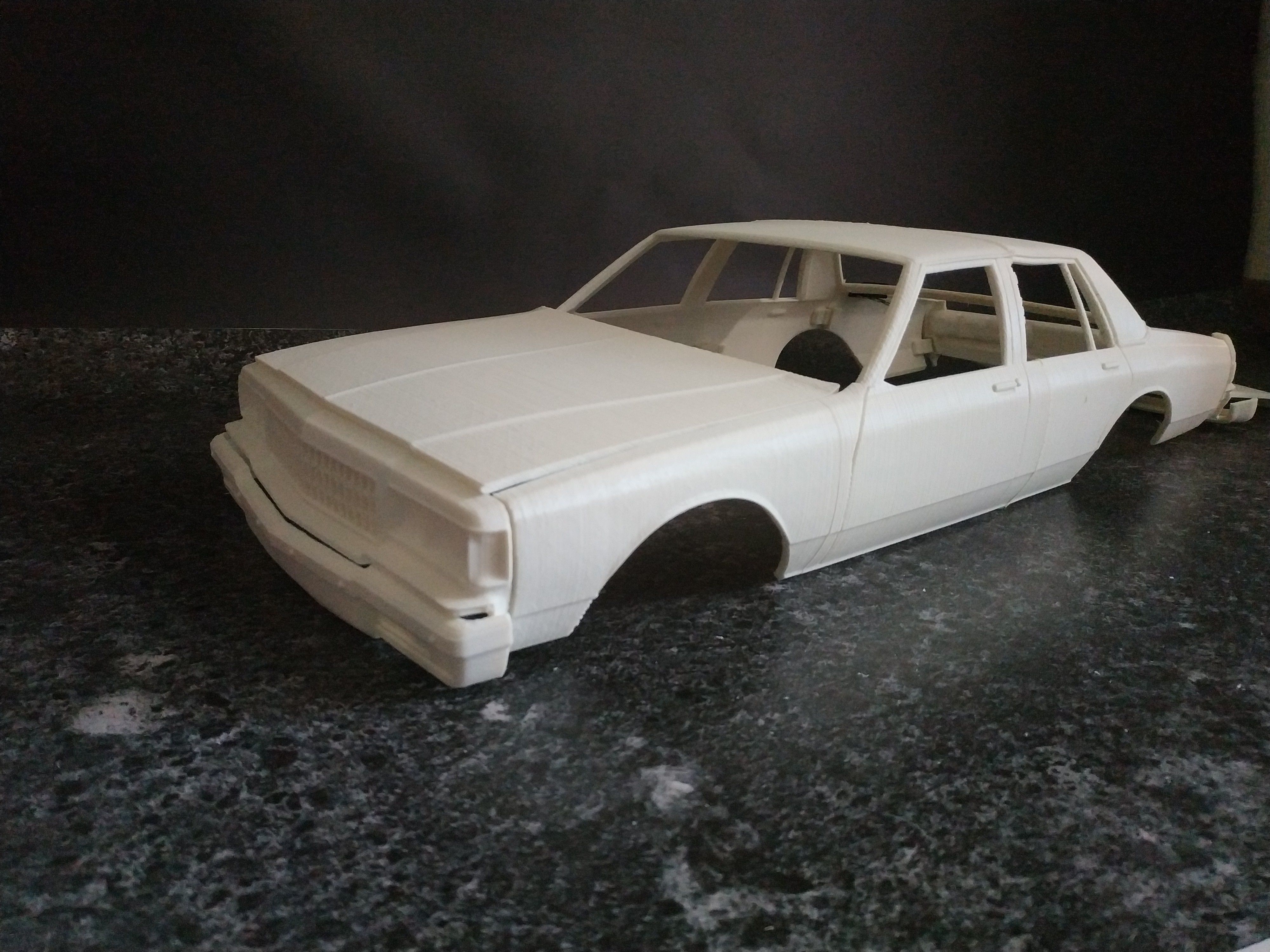 STL printable RC car  Chevrolet Caprice Classic scale 3D model 3D print model_15