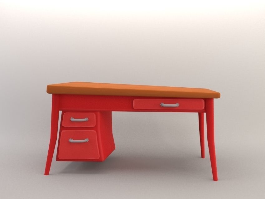 Cartoon Furniture  Package 1  Low-poly 3D model_3