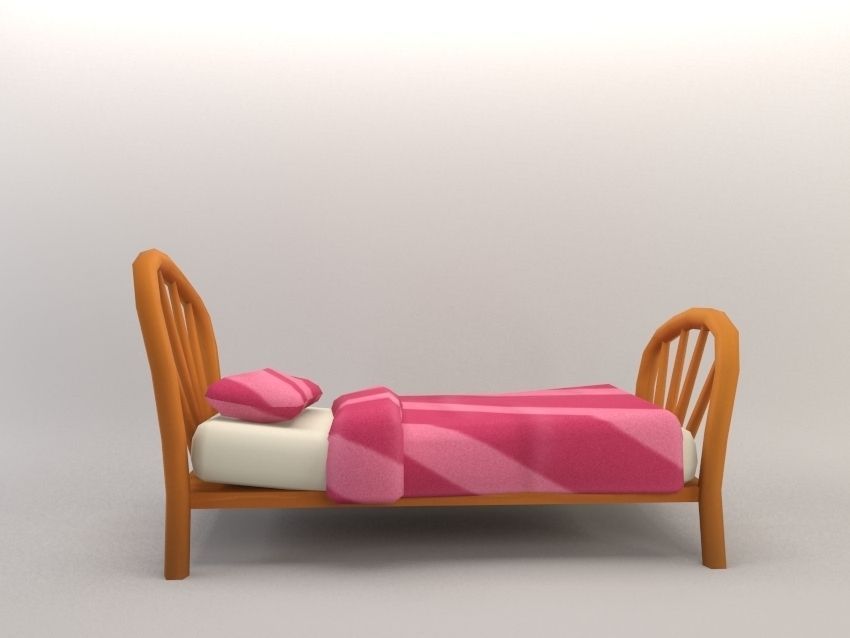 Cartoon Furniture  Package 1  Low-poly 3D model_18