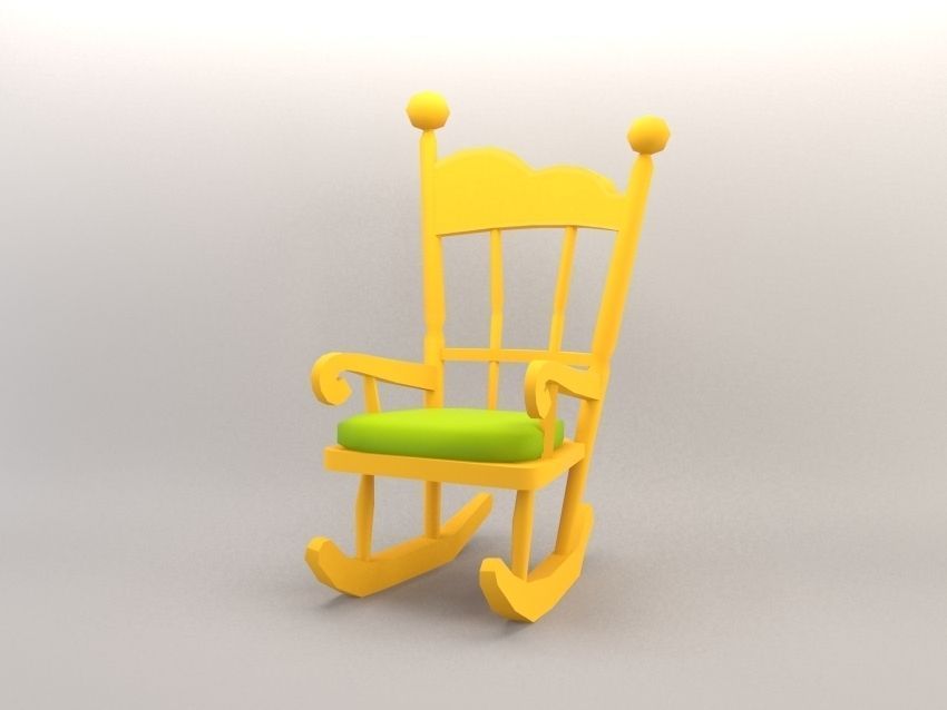Cartoon Furniture  Package 1  Low-poly 3D model_14