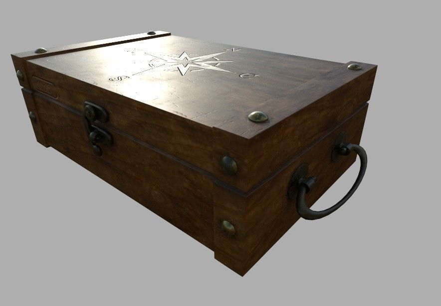 captain-box compass box 3D model_3