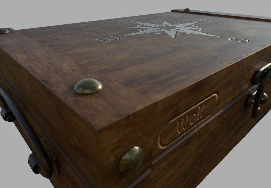 captain-box compass box 3D model_1