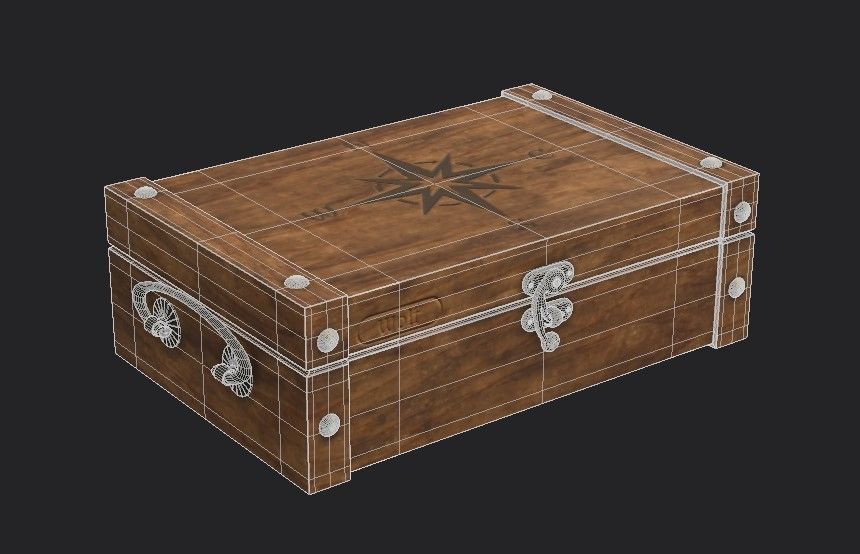 captain-box compass box 3D model_8