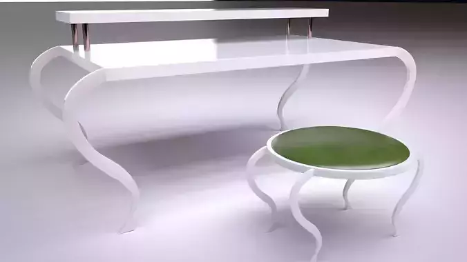 3D Make Up Desk model