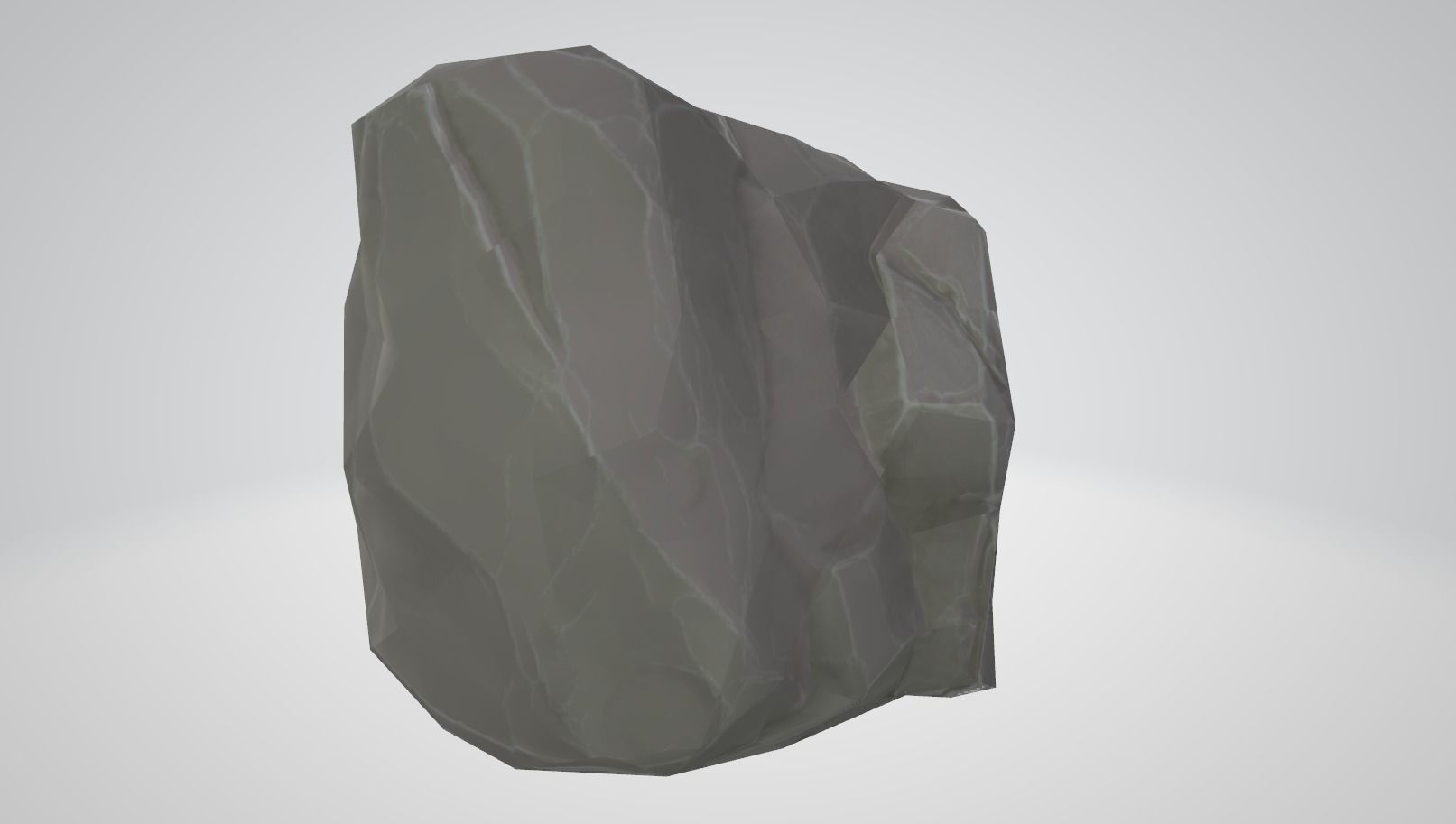 Stylized Rock Pack Low-poly 3D model_9