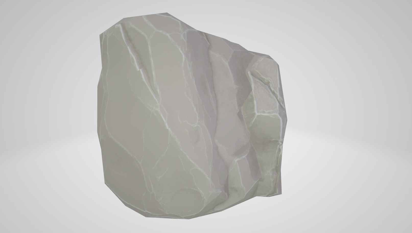 Stylized Rock Pack Low-poly 3D model_4