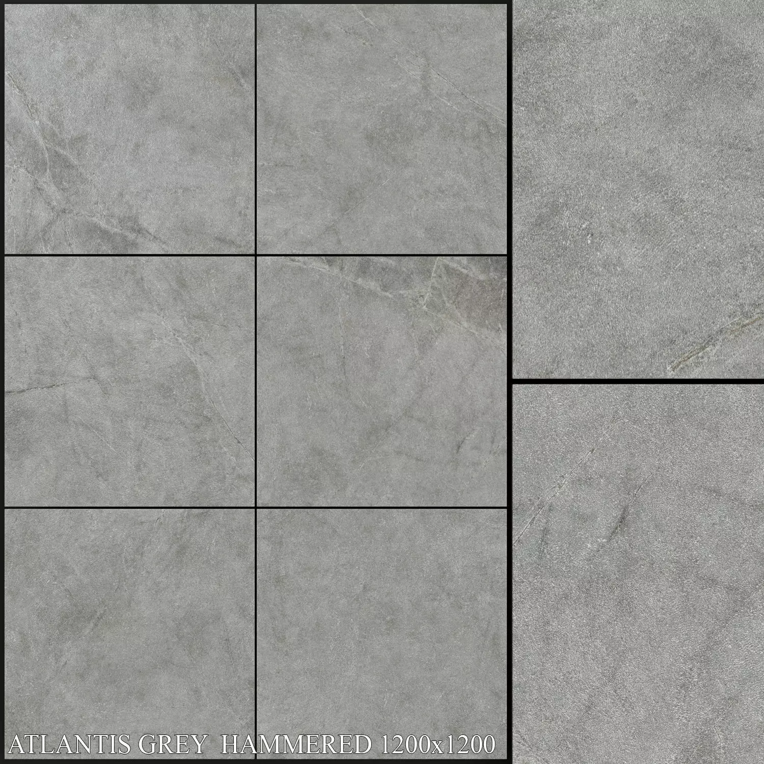 ABK Atlantis Grey Hammered 1200x1200 3D model_0